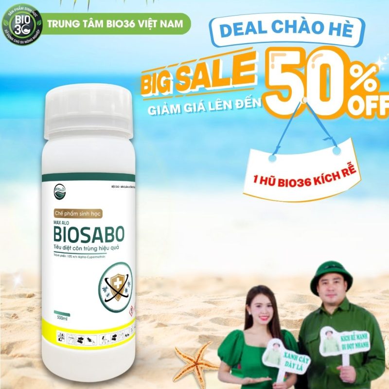 BIOSABO thuốc sinh học diệt nấm mốc, sâu bệnh & côn trùng gây hại 2 Biosabo thuốc sinh học diệt nấm mốc